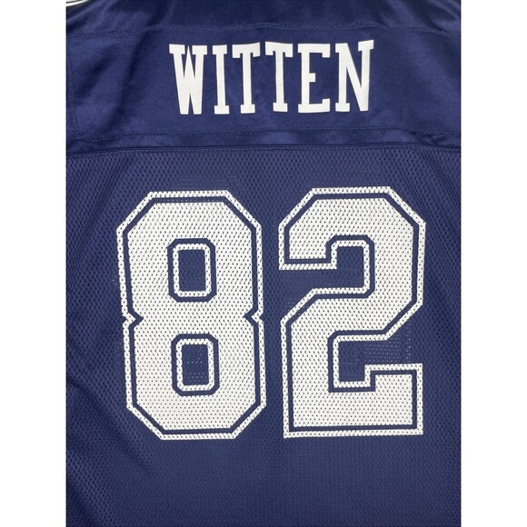 VTG Reebok Authentic Jersey Jason Witten #82 Dallas Cowboys Mens XL 52 Blue EUC - Picture 2 of 9